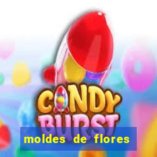 moldes de flores gigantes para imprimir